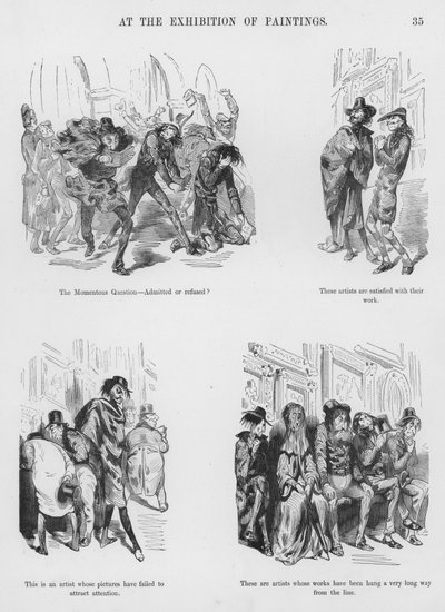 Szkice humorystyczne i groteskowe Gustave Dore (grafika) autorstwa Gustave Dore