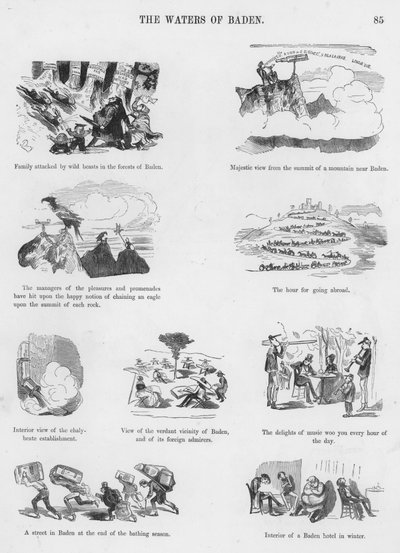 Szkice humorystyczne i groteskowe Gustave Dore (grafika) autorstwa Gustave Dore