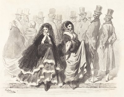 Scena uliczna autorstwa Gustave Dore