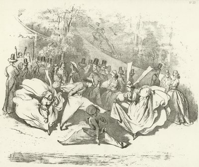 Dziesięć lat później lub zmiana mody 1840 (grawiura) autorstwa Gustave Dore