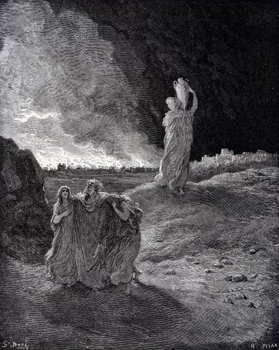 Zniszczenie Sodomy autorstwa Gustave Dore