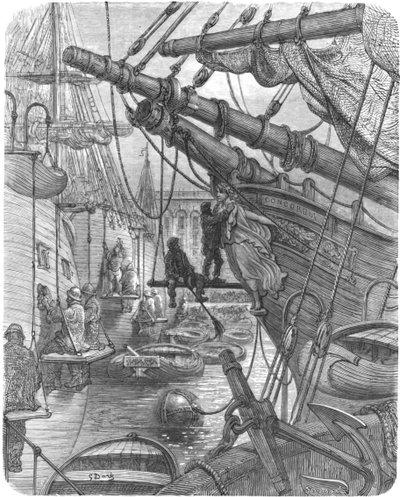 "Doki - Concordia", 1872. autorstwa Gustave Dore
