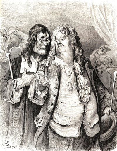 Lekarze, XIX wiek. autorstwa Gustave Dore