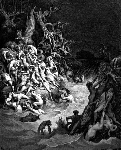 Potop, 1866 autorstwa Gustave Dore