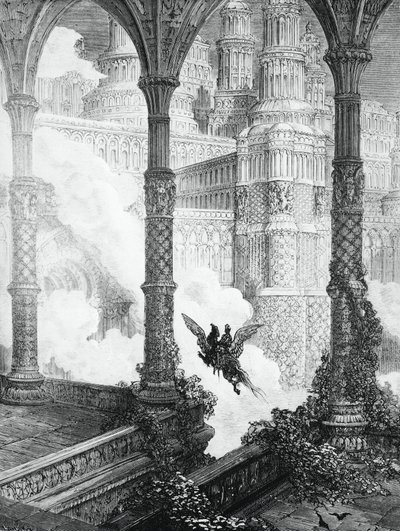 Szał Orlando autorstwa Gustave Dore