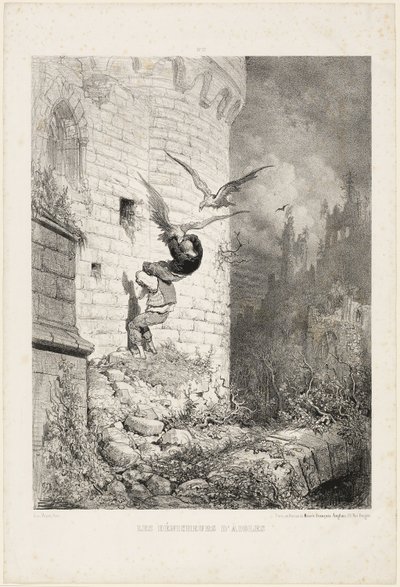Łowcy orlich gniazd autorstwa Gustave Dore
