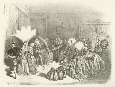 Kula Jig-A za panowania Henryka III (grawiura) autorstwa Gustave Dore