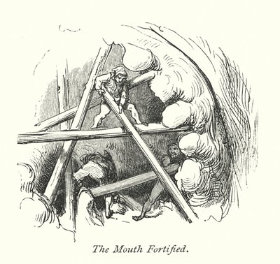 Ufortyfikowane usta (grawerunek) autorstwa Gustave Dore