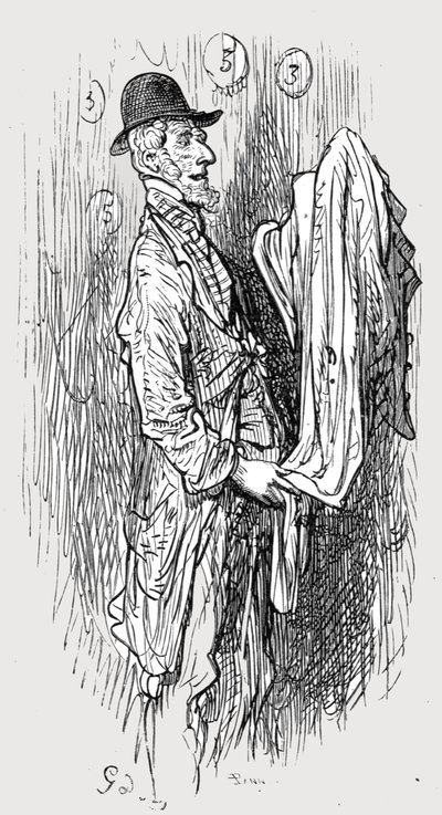 „Stary szatman”, 1872. autorstwa Gustave Dore