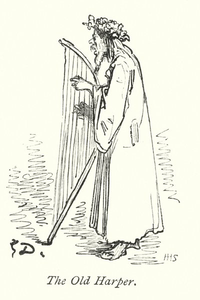 Stary Harper (rycina) autorstwa Gustave Dore