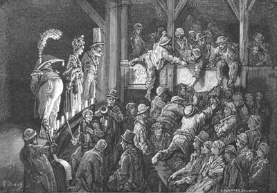 "Gaff Penny", 1872. autorstwa Gustave Dore