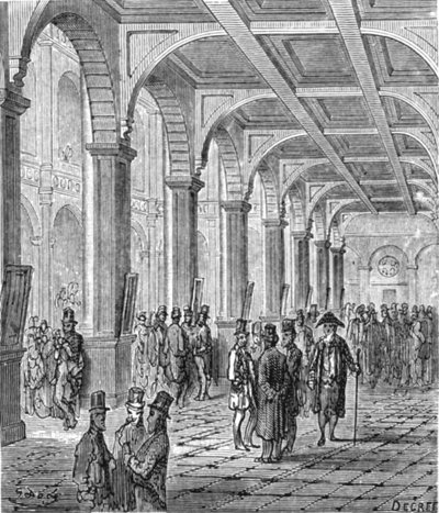 „Królewska Giełda”, 1872. autorstwa Gustave Dore