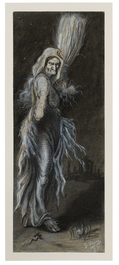 Czarownica autorstwa Gustave Dore