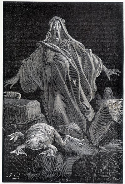 Wrzasnął alarm - ilustracja strachu autorstwa Gustave