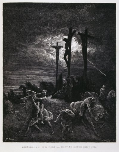 Ukrzyżowanie Chrystusa, ilustracja z Biblii Dore