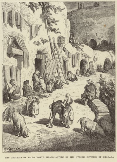 Groty Sacro Monte autorstwa Gustave Dore