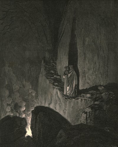Przewodnik, który zaznaczył, jak uważnie przyglądałem się, rozpoczął się w ten sposób około 1890 roku. autorstwa Gustave Dore
