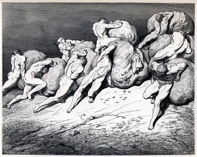 Zbieracze i marnotrawcy, 1857 r. autorstwa Gustave Dore
