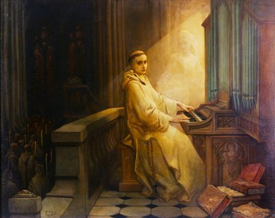 Sen mnicha autorstwa Gustave Dore