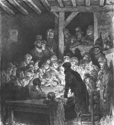 „Złodzieje hazardu”, 1872. autorstwa Gustave Dore