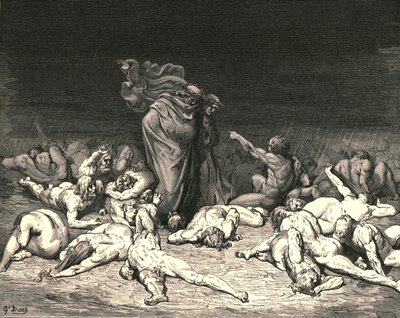 Twoje miasto przepełnione zawiścią po brzegi, ok. 1890 r. autorstwa Gustave Dore