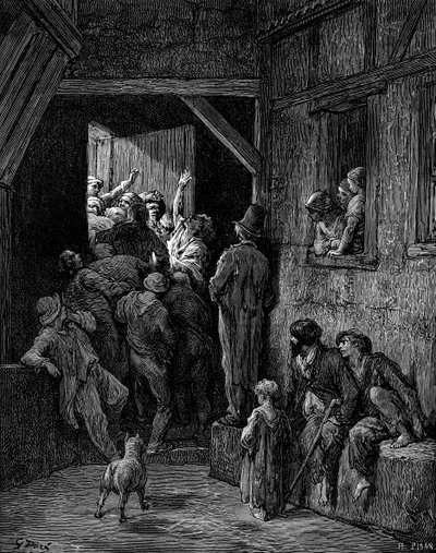 Wyrzuć go, Ratcliff Gustave Doré autorstwa Gustave Dore
