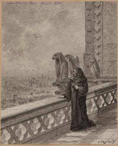 Claude Frollo. autorstwa Gustave Fraipont