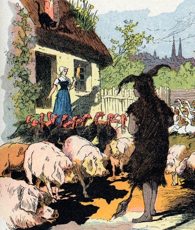 Skóra osła służebnicy Ilustracja Gustave