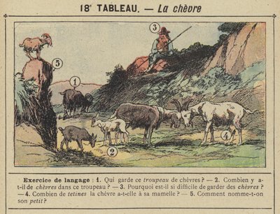 La chevre (kolor lito) autorstwa Gustave Fraipont