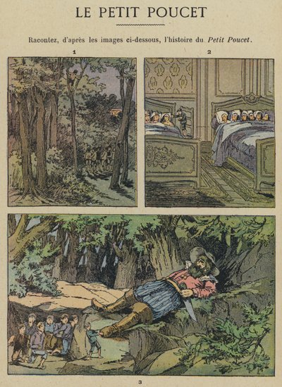 Le Petit Poucet (kolor lito) autorstwa Gustave Fraipont