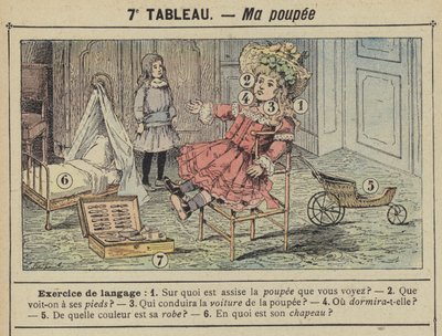 Moja lalka (kolor lito) autorstwa Gustave Fraipont