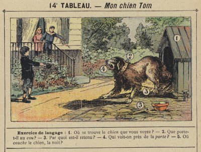 Mój pies Tom (kolor lito) autorstwa Gustave Fraipont