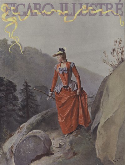 Okładka Le Figaro Illustre, sierpień 1891 autorstwa Gustave Jacquet