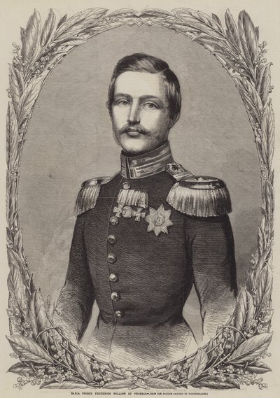 JKW Książę Fryderyk Wilhelm Pruski autorstwa Gustave Janet