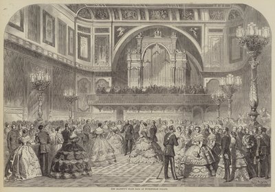 Bal Stanowy Jej Królewskiej Mości w Pałacu Buckingham autorstwa Gustave Janet