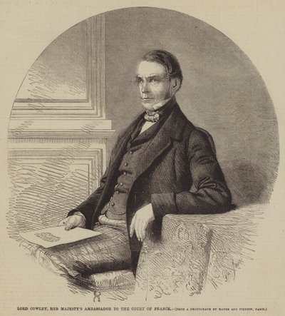 Lord Cowley, ambasador Jej Królewskiej Mości na Dworze Francji autorstwa Gustave Janet