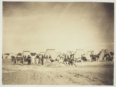 Obóz artyleryjski, Camp de Chalons autorstwa Gustave Le Gray