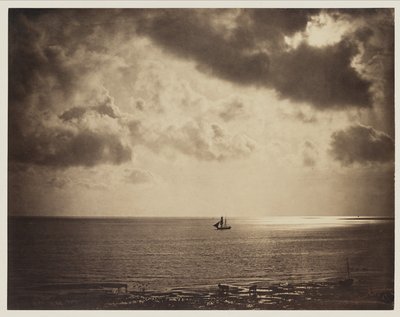 Bryg na wodzie, 1856 autorstwa Gustave Le Gray