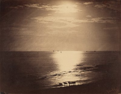 Le Soleil au Zénith - Océan / Słońce w zenicie, Normandia autorstwa Gustave Le Gray