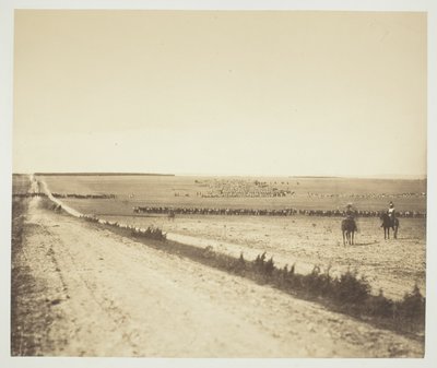 Manewry, Camp de Châlons autorstwa Gustave Le Gray