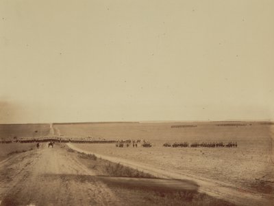 Manewry, Camp de Châlons autorstwa Gustave Le Gray
