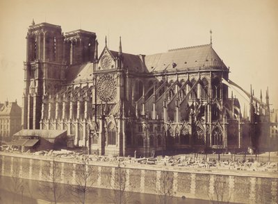Katedra Notre-Dame de Paris autorstwa Gustave Le Gray