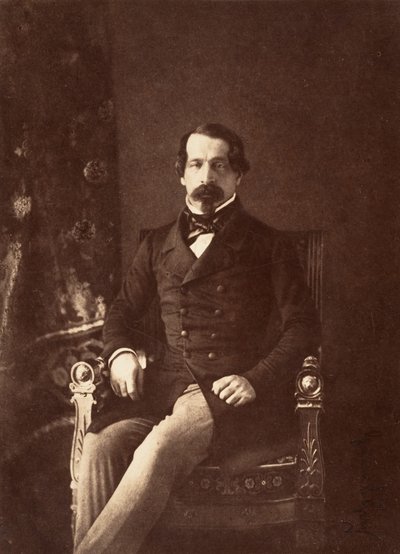 Portret Ludwika Napoleona Bonaparte jako księcia-prezydenta, 1852. autorstwa Gustave Le Gray