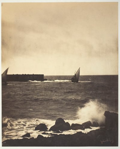 Przełamująca fala, 1857. autorstwa Gustave Le Gray