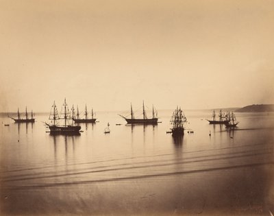 Flota francuska, Cherbourg autorstwa Gustave Le Gray