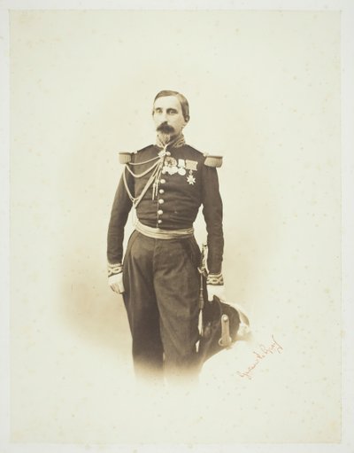 Bez tytułu [francuski oficer], 1857. autorstwa Gustave Le Gray
