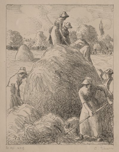 Sianokosy z Eragny autorstwa Gustave Leheutre