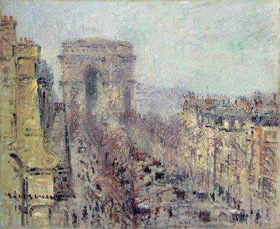 Avenue de Friedland, Paryż autorstwa Gustave Loiseau