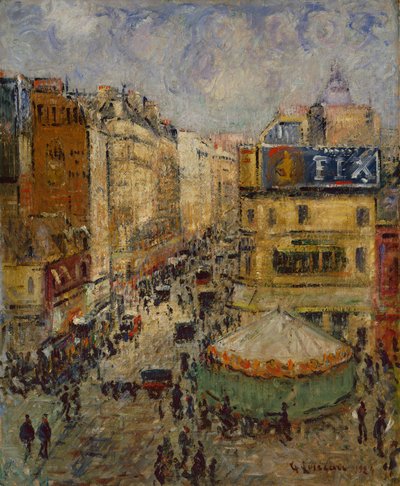 Rue de Clignancourt, Paryż autorstwa Gustave Loiseau