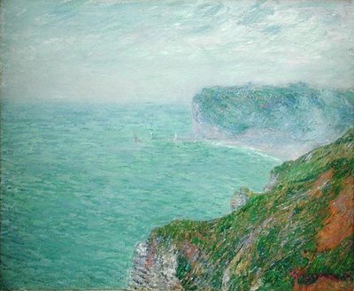 Klify w Fecamp autorstwa Gustave Loiseau
